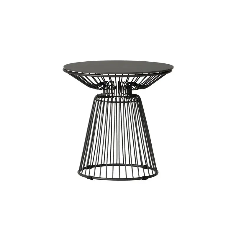Lloyd Flanders Escape 18-Inch Round Accent End Table