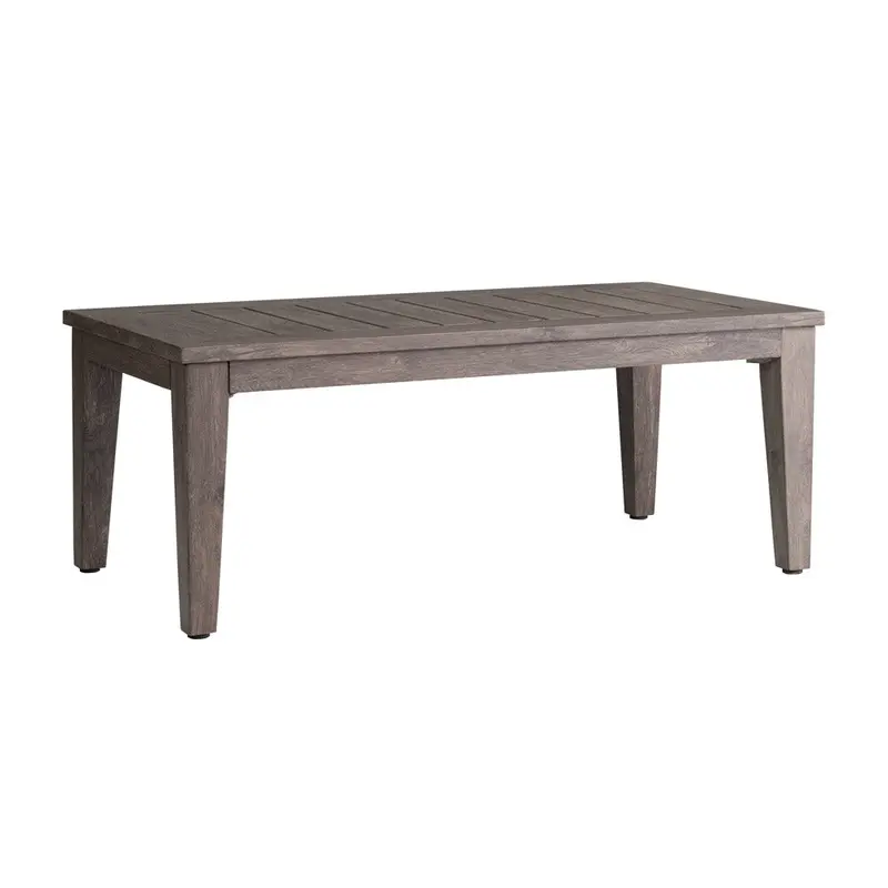 Lloyd Flanders Frontier 45-Inch Rectangular Cocktail Table – Low Patio Coffee Table