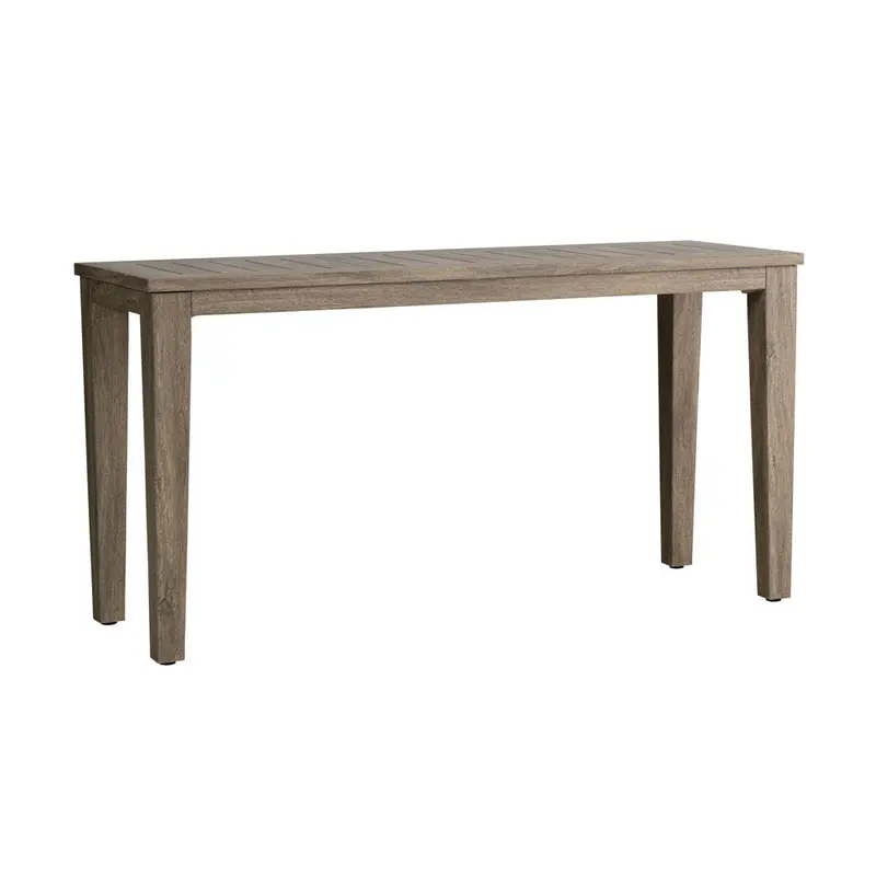 Lloyd Flanders Frontier 58-Inch Outdoor Console Table – Slim Profile Patio Storage Table
