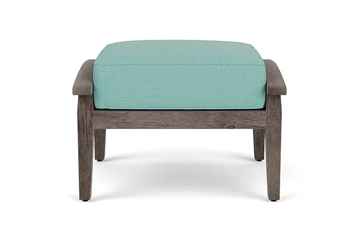 Lloyd Flanders Frontier Patio Ottoman – Matching Outdoor Footrest