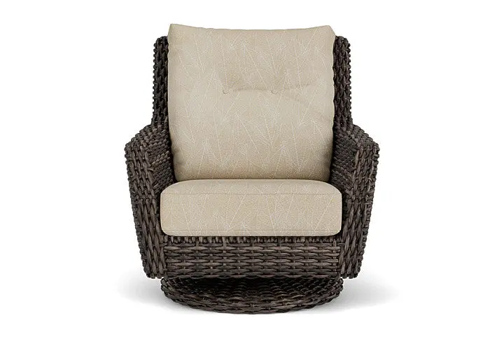 Lloyd Flanders Largo High-Back Swivel Rocker Lounge Chair
