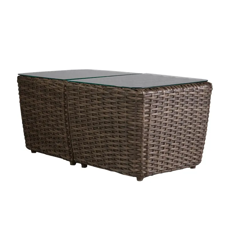 Lloyd Flanders Largo Two-Piece 22″ Rectangular Bunching Accent Table