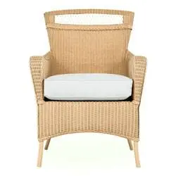 Lloyd Flanders Loom Woven Dining Armchair