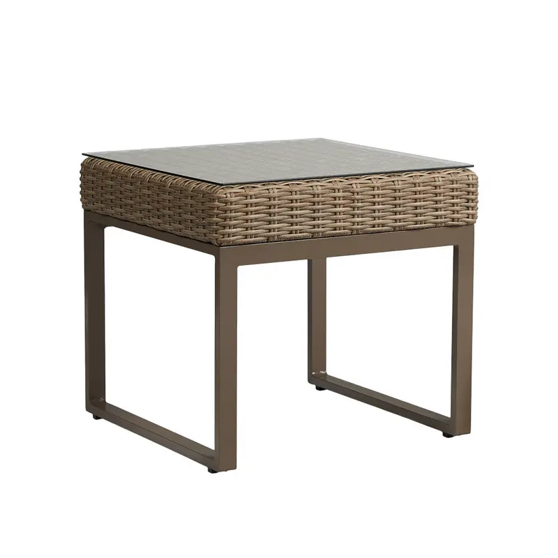 Lloyd Flanders Milan 25-Inch Square End Table
