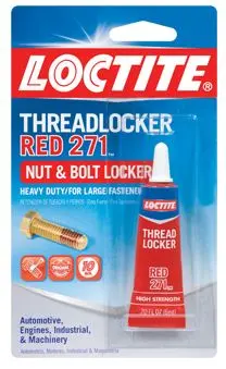 Loctite Threadlocker Red – Permanent Strength Fastener Retainer