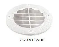 Louvered Vent Cover with Protective Grille
