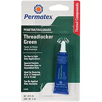 Low-Strength Green Penetrating Threadlocker