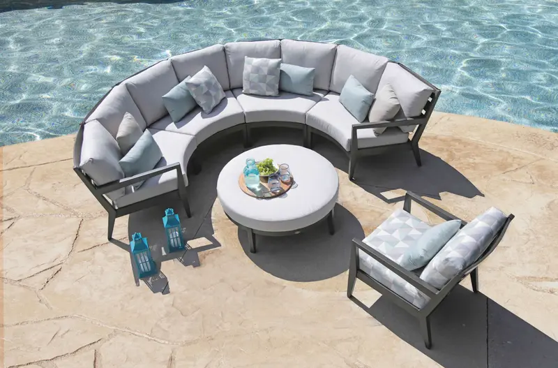 Lucia Wedge Sectional Lounge Set – Ratana Outdoor Collection
