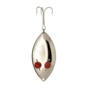 Lucky Strike Red Flash Wiggler Spoon Fishing Lure