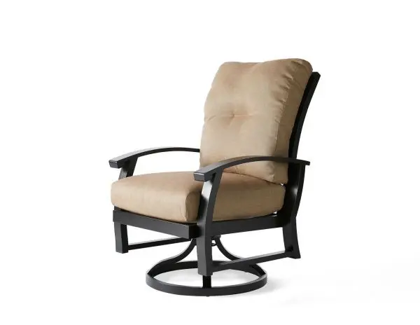 Mallin Swivel Rocking Dining Arm Chair