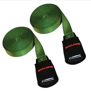Malone 15-Foot Heavy-Duty Load Straps – 2-Pack