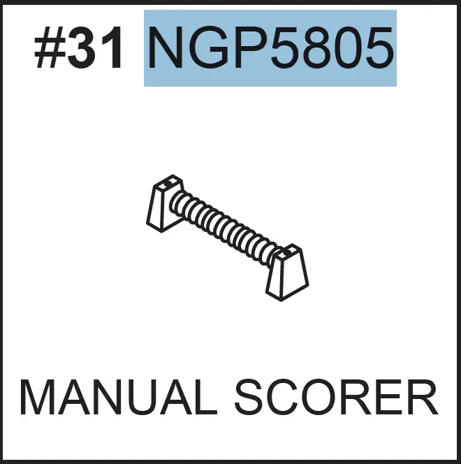 Manual Scorer Replacement – NGP5805