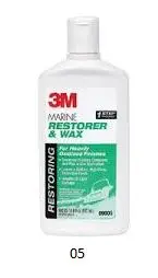 Marine Fiberglass Restorer with Built-In Wax Protection