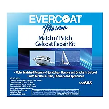 Match N’ Patch Gelcoat Repair Kit with Color-Matching System