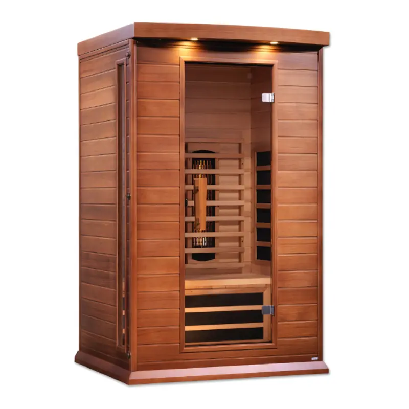 Maxxus 2-Person Full-Spectrum Infrared Sauna Featuring Balanced Near-, Mid-, and Far-IR Heat