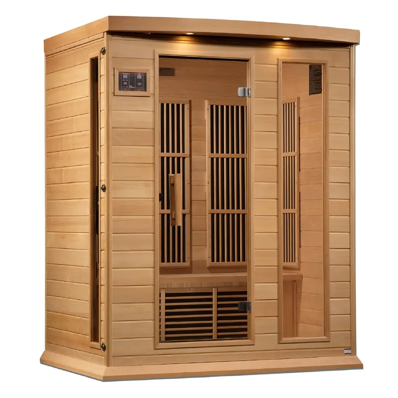 Maxxus 3-Person Near-Zero EMF Far-Infrared Sauna with Enhanced Shielding
