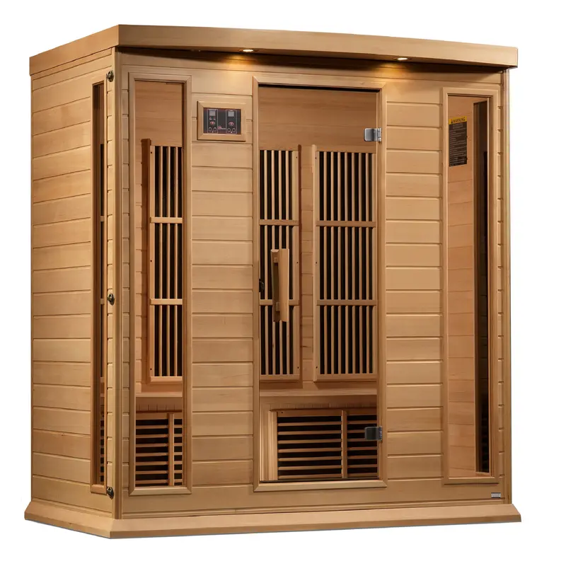 Maxxus 4-Person Near-Zero EMF Far-Infrared Sauna with Expanded Capacity