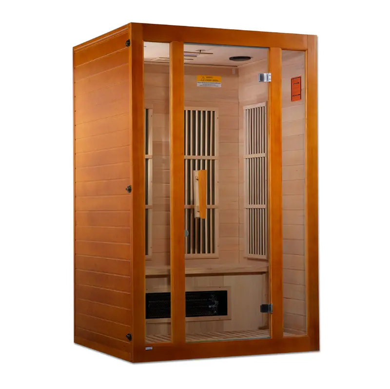 Maxxus Aspen Dual-Tech 2-Person Far-Infrared Sauna Optimized for Low EMF Output