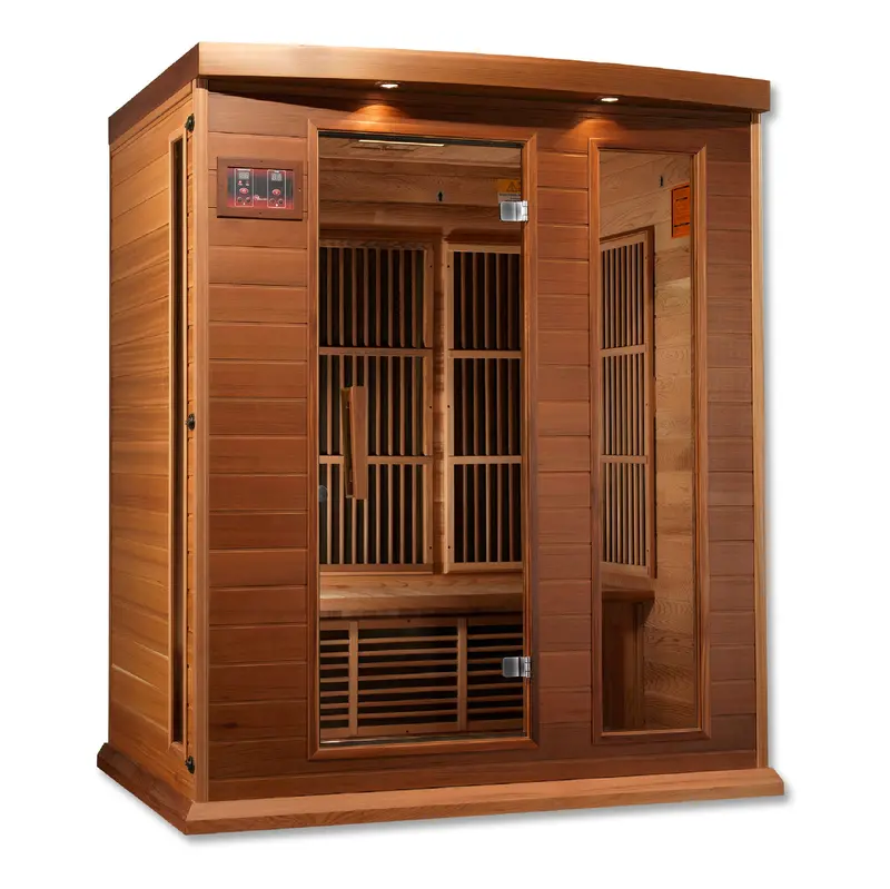 Maxxus Montilemar 3-Person Near-Zero EMF Far-Infrared Sauna with Premium Build
