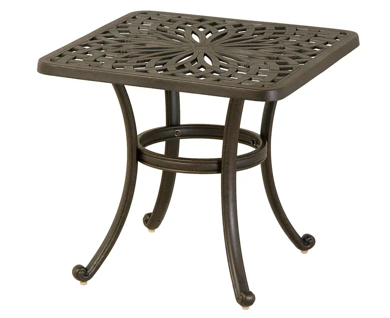 Mayfair Desert Bronze Square End Table – 24″ x 24″