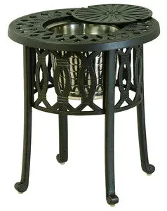 Mayfair Round Ice Bucket Side Table – 20″ Diameter