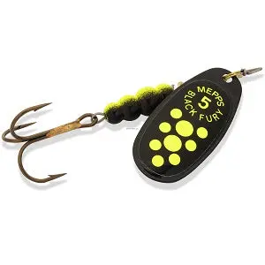 Mepps #5 Black Fury Deep-Running Spinnerbait