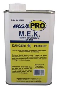 Methyl Ethyl Ketone (MEK) Solvent – 1 Quart Container