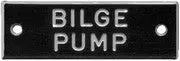 Molded Plastic Identification Plates