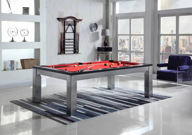 Monaco Slate Pool Table with Convertible Dining Top – 7′ or 8′ Models