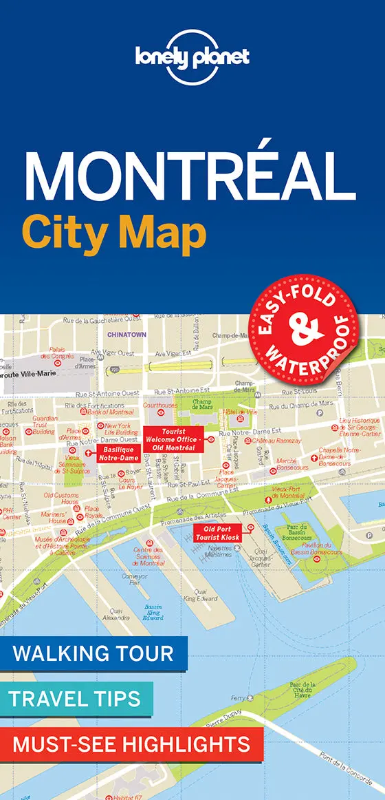 Montreal City Map – Lonely Planet