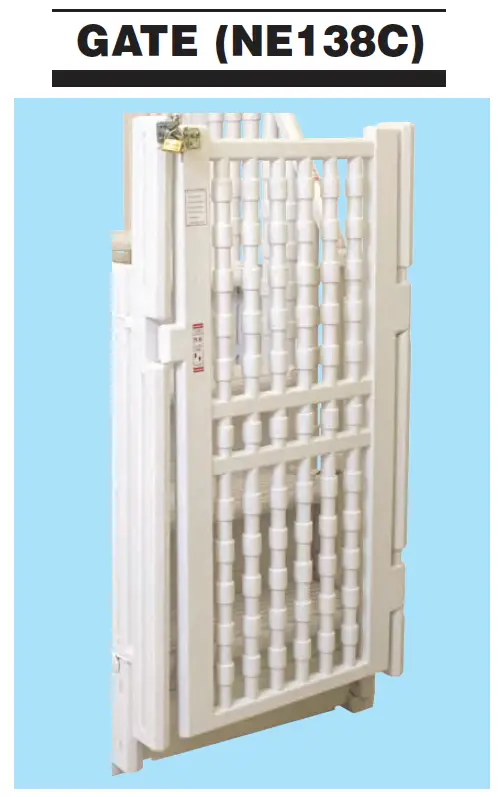 NE138C Hinged Gate Replacement for Easy Step Pool Access System