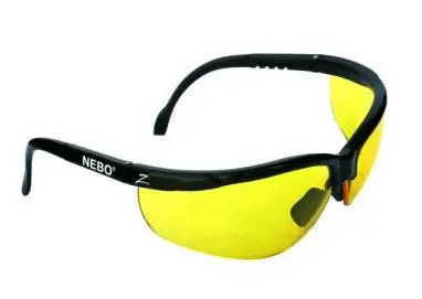 NEBO Z-Lens Yellow Safety Glasses – ANSI Z87.1 Certified (Model 5933)