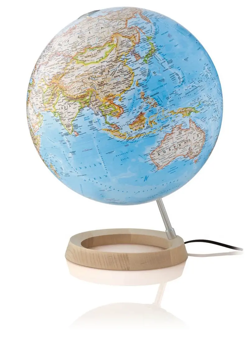 Neon Accent Classic 30cm Desktop Globe