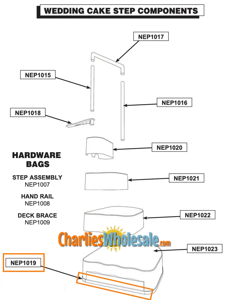 NEP1019 Bottom Step Protective Gasket – Model AC 61972