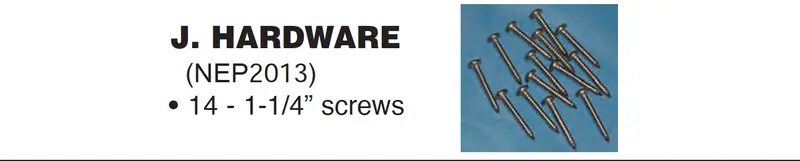 NEP2013 Replacement Hardware Kit