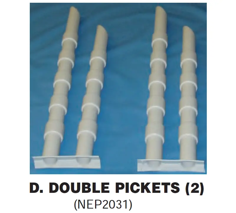 NEP2031 Double Pickets Replacement Set (2 pcs)