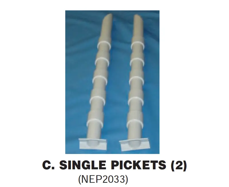 NEP2033 Single Pickets Replacement Set (2 pcs)