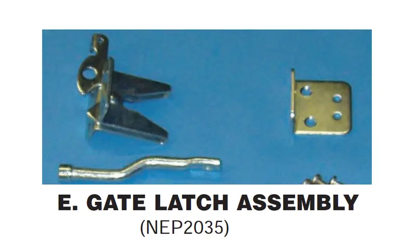 NEP2035 Gate Latch Assembly Replacement