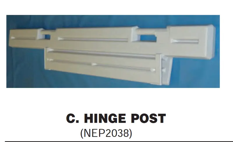 NEP2038 Hinge Post Replacement Component