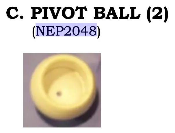 NEP2048 Pivot Ball Kit – Dual-Ball Assembly (BS STPBALL)
