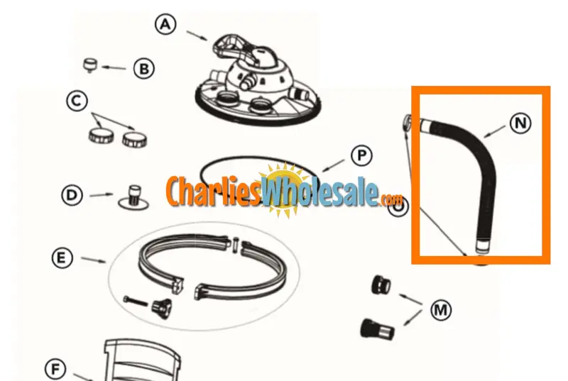NEP2314 Filter Pump Hose Replacement – Durable PVC Tubing