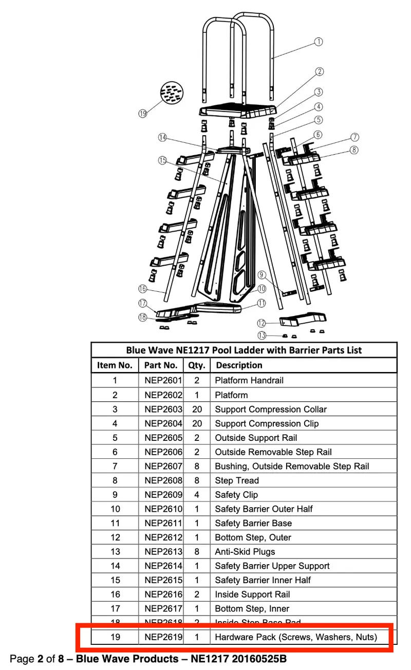 NEP2619 Comprehensive Hardware Accessory Pack