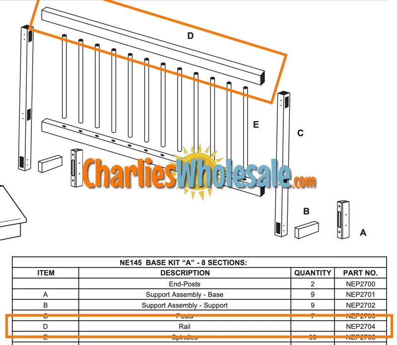 NEP2704 Linear Rail Replacement – Heavy-Duty Guide Component