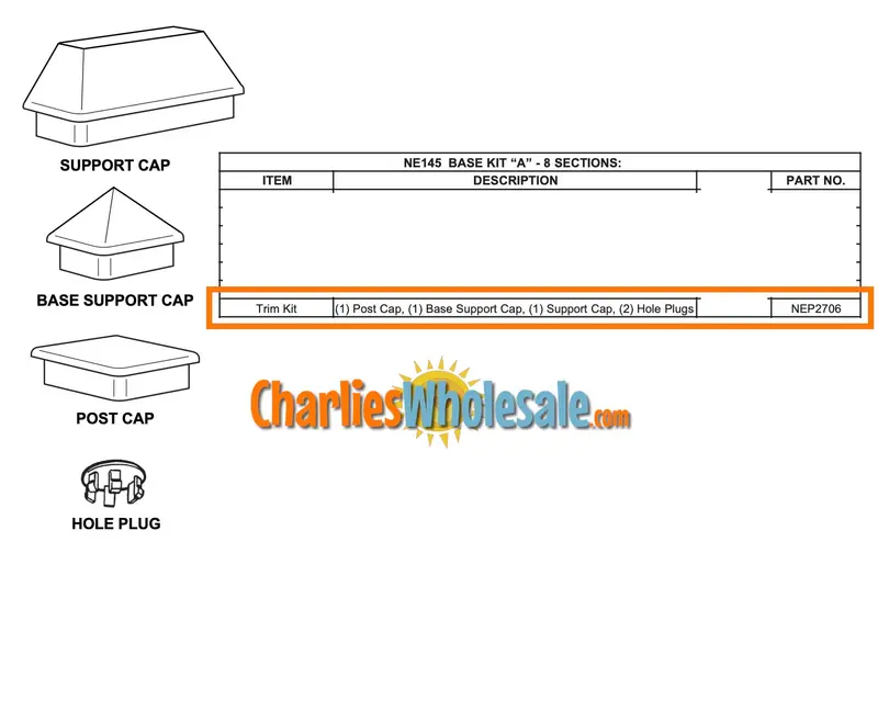 NEP2706 Trim Kit Replacement Part