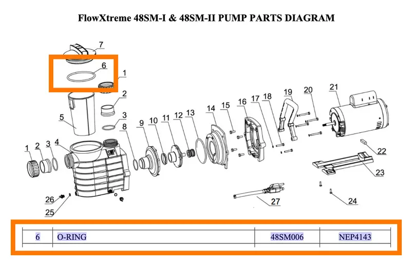 NEP4143 Replacement O-Ring Seal