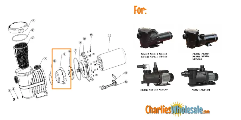 NEP4216 Flow Diversion Kit Replacement for Pool Circulation Systems