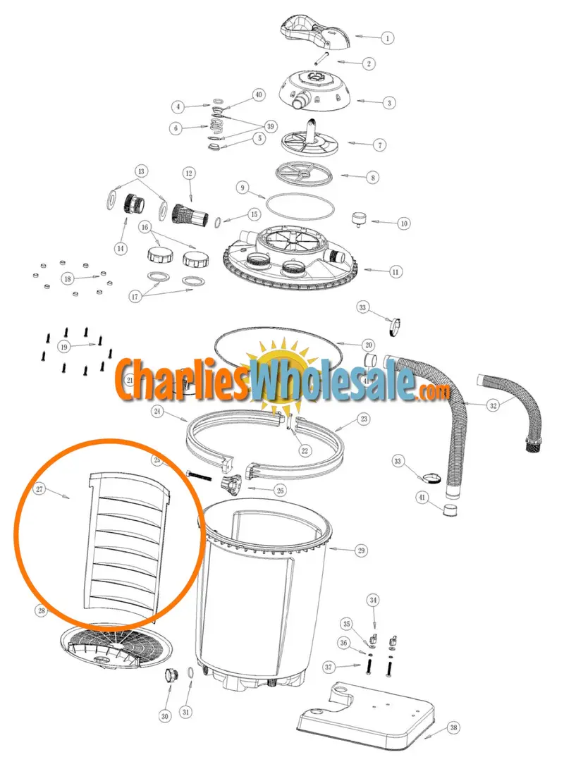 NEP4276 Tank Separator Plate (Model 1075) Replacement
