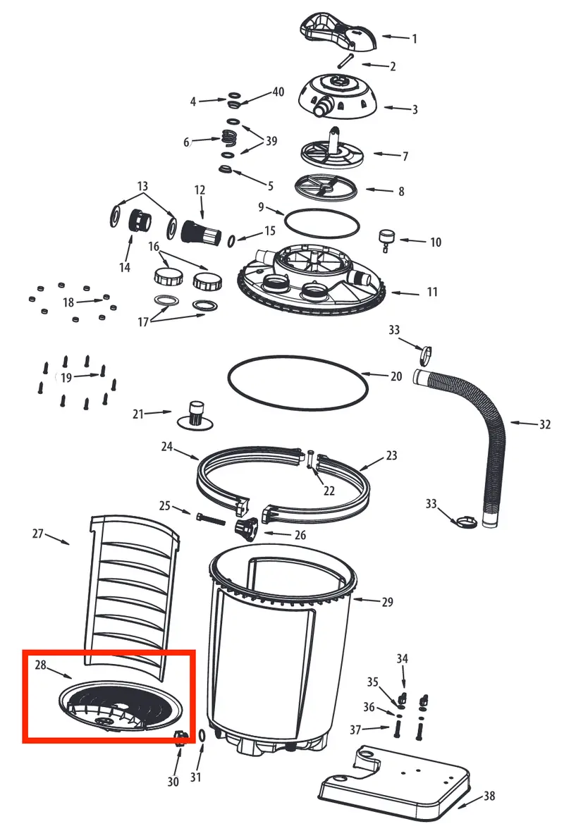 NEP4277 Tank Bottom Strainer Assembly Replacement