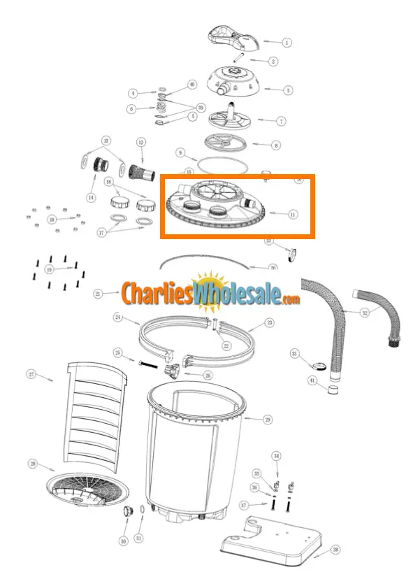 NEP4283 Discontinued Tank Cover Replacement Component