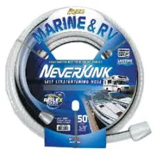 Neverkink White Marine & RV Drinking-Water-Safe Hose